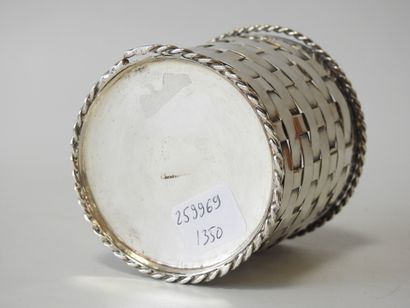 Christian DIOR 
Set comprising a silver-plated...