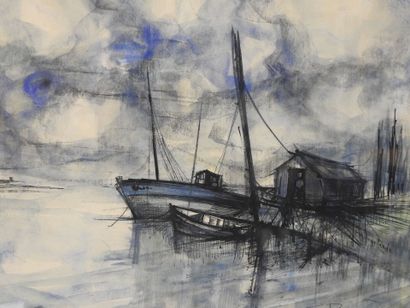 Jean-François PIERRE (1936-2020)
Bateaux...
