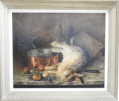 J. LE DOARE - Début XXeme
Nature morte au...