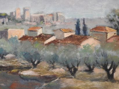 Albert LEPREUX (1868-1969)
Les oliviers à...