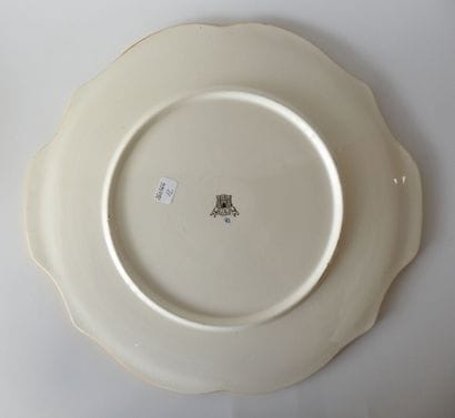GIEN
Plat à tarte en faïence modèle 