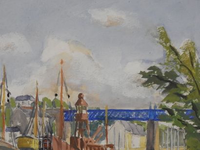 Jean-Pierre LASCOUX - XXeme
Le port Rhu à...