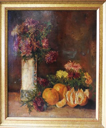 FRENCH SCHOOL - 20th century
Still life with...