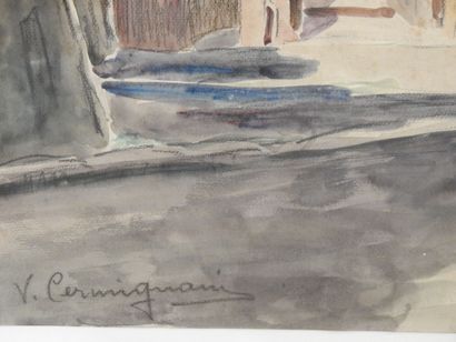 Vincent CERMIGNANI (1902-1971)
La ruelle...