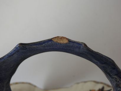 GIEN
Plat mendiant en faience modèle 