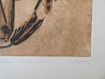 Simone VRAIN (1921-2003)
Moustiers Sainte...