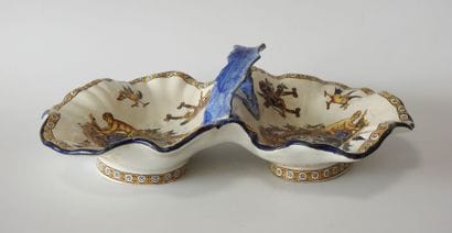 GIEN
Plat mendiant en faience modèle 