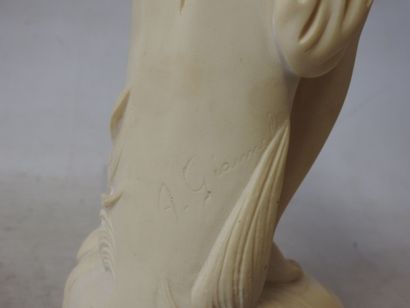 FALCONET d'après
Baigneuse en résine crème.
H....