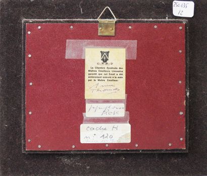 Anne THOMAS - Limoges
Polyphonie rose
Plaque...
