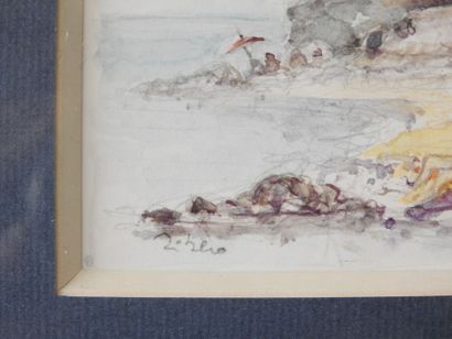 LIBERO - XXeme
La sieste sous les pins.
Aquarelle,...