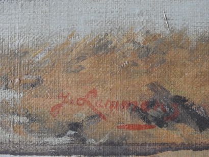 J. LAMMERY
Les moulins à vent.
Huile sur...