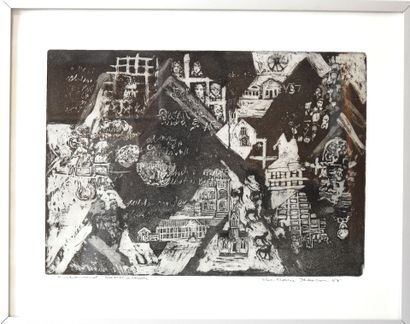Else-Marie JAKOBSEN (1927-2012)
Composition.
Aquatinte.
Titrée,...