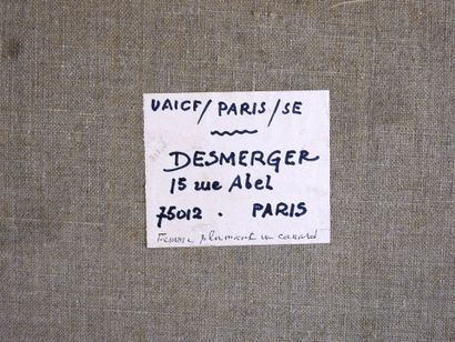 Louis DESMERGER - XXeme
Femme plumant un...