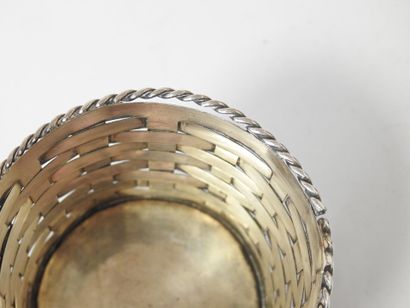 Christian DIOR 
Set comprising a silver-plated...