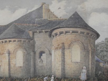 FRENCH SCHOOL - 19th century
Harvesting behind...