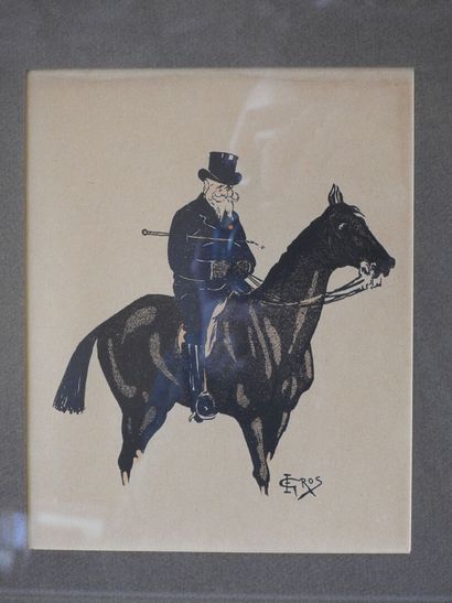 Edmond GROS (1864-1933)
Cavaliers
Lot de...