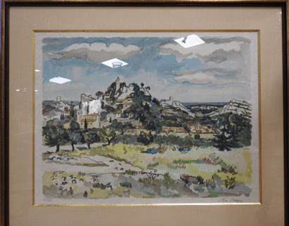 Yves BRAYER (1907-1990)
Paysage d'Eygaliere
Lithographie...