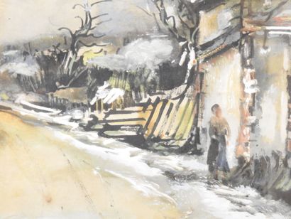 Maurice de Vlaminck (1876-1958) d'après
Rue...