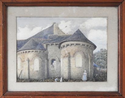 FRENCH SCHOOL - 19th century
Harvesting behind...