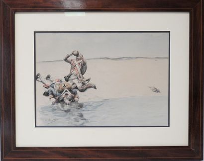 Paul-Emile BOUTIGNY (1854-1929)
Soldats de...