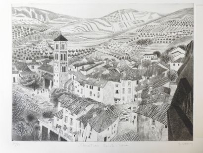 Simone VRAIN (1921-2003)
Moustiers Sainte...