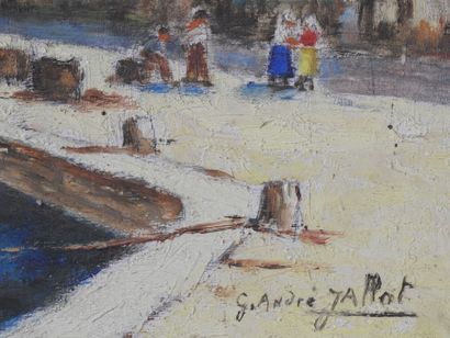 G. André JALOOT - XXeme
Vue de Saint-Tropez
Huile...