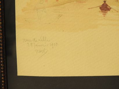 FRENCH SCHOOL - Early 20th century
Rue de...