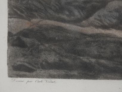 Carle VERNET (1758-1836) d'après
Cheval effrayé...