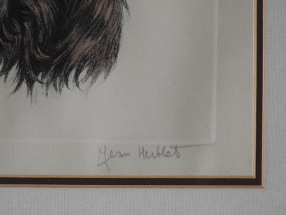 Jean HERBLET aka Boris O'KLEIN (1893-1985)
Cocker.
Color...
