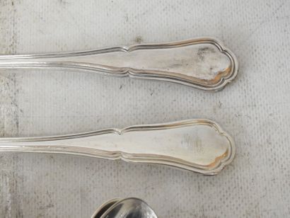 ERCUIS
Part of a silver-plated menagère,...