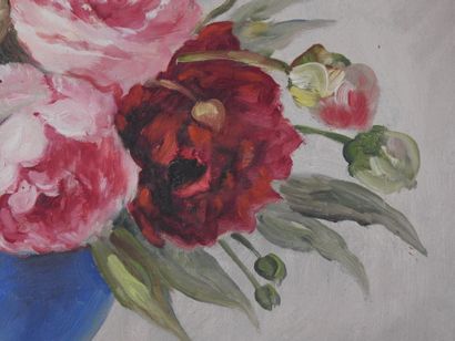 DENIZOT - 20th century
Bouquet of roses with...