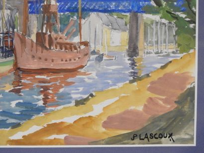 Jean-Pierre LASCOUX - XXeme
Le port Rhu à...