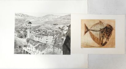 Simone VRAIN (1921-2003)
Moustiers Sainte...