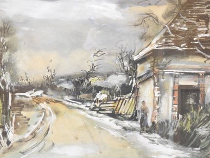 Maurice de Vlaminck (1876-1958) d'après
Rue...