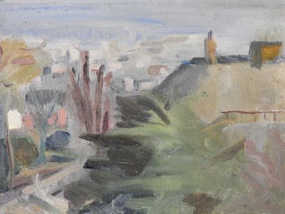 École FRANCAISE - XXeme
Ville au bord de...