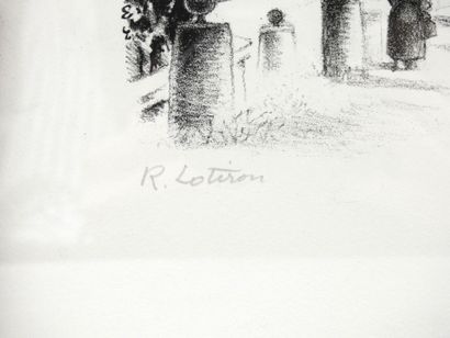 Robert LOTIRON (1886-1966)
Le village
Lithographie....