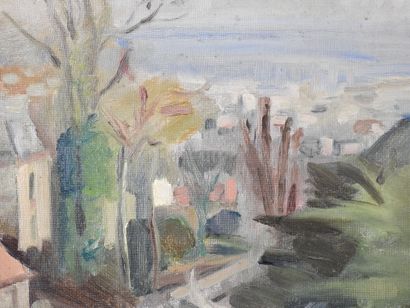 École FRANCAISE - XXeme
Ville au bord de...