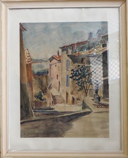 Vincent CERMIGNANI (1902-1971)
La ruelle...