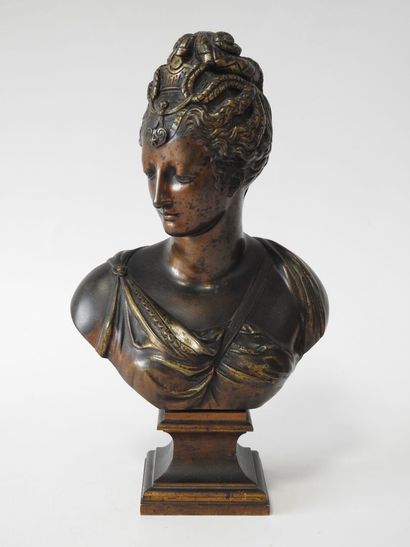 Jean GOUJON after
Bust of Diane de Poitiers.
Bronze...