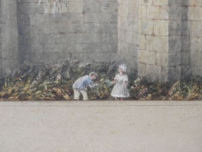 FRENCH SCHOOL - 19th century
Harvesting behind...