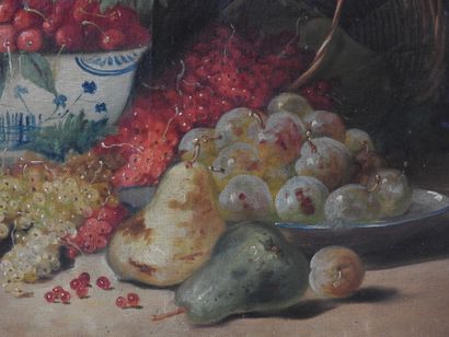 DORIA - XXeme
Nature morte aux cerises, poires...
