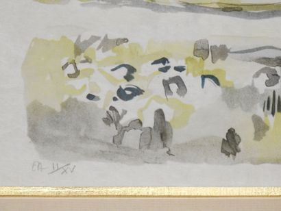 Yves BRAYER (1907-1990)
Paysage d'Eygaliere
Lithographie...