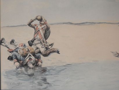 Paul-Emile BOUTIGNY (1854-1929)
Soldats de...