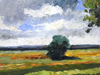 A. FRANCESCHALLI - XX eme
Paysage aux quatre...