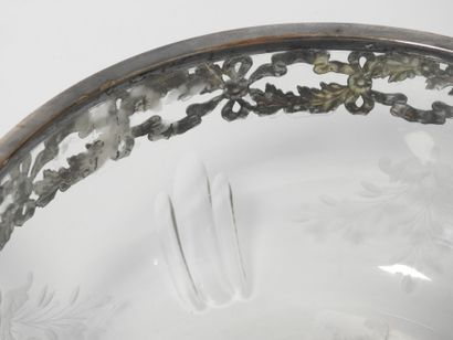 Pair of circular cut-glass wheel and stylus...