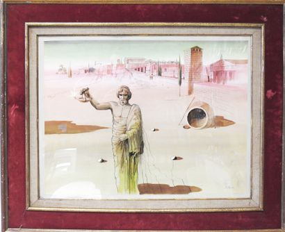 J.C. MERCIER - XXeme
Scène mythologique
Aquarelle...