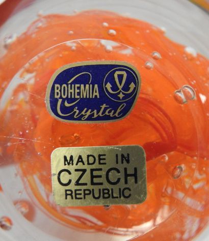 BOHEME
Lot de 4 boules presse-papier en verre...