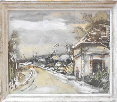 Maurice de Vlaminck (1876-1958) d'après
Rue...