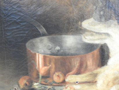J. LE DOARE - Début XXeme
Nature morte au...