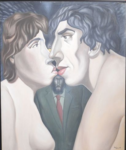 Pascal PAPISCA (né en 1938)
Il Bacio Di Giuda
Huile...